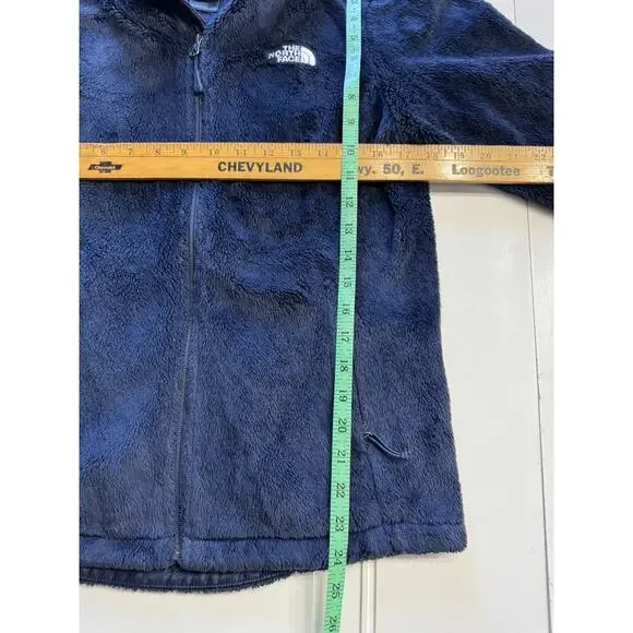 The North Face Fleece Blue Sherpa Full Zip Jacket Women’s Size Small - Picture 5 of 6